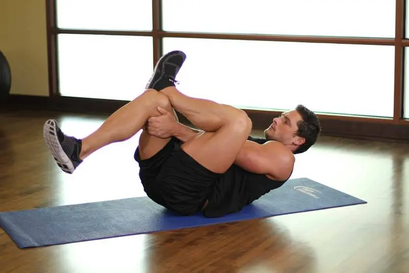 Ankle On The Knee — finish position