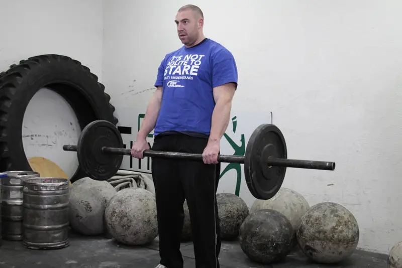 Axle Deadlift — finish position