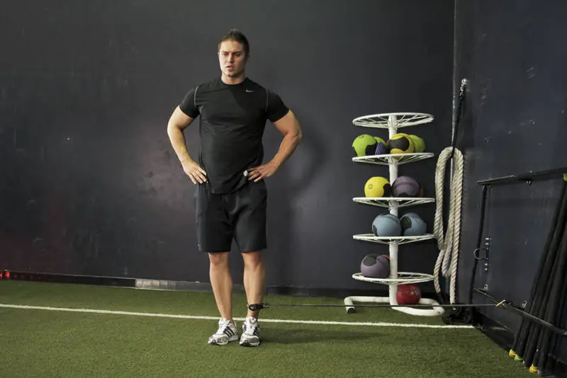 Band Hip Adductions — finish position