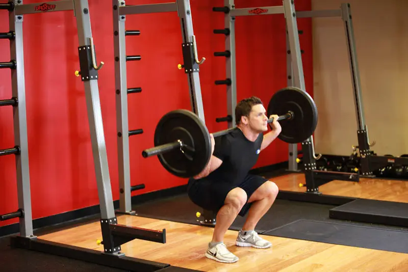 Barbell Squat — finish position