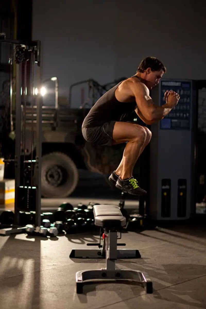 Bench Jump — finish position