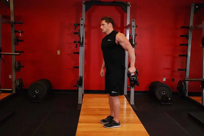 Bottoms-Up Clean From The Hang Position — finish position
