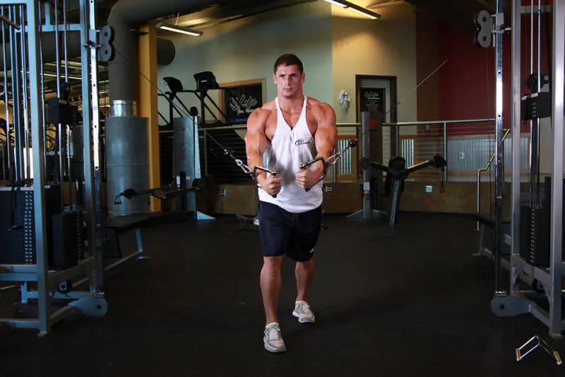 Cable Crossover — finish position