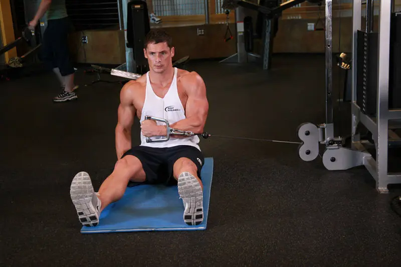 Cable Internal Rotation — finish position