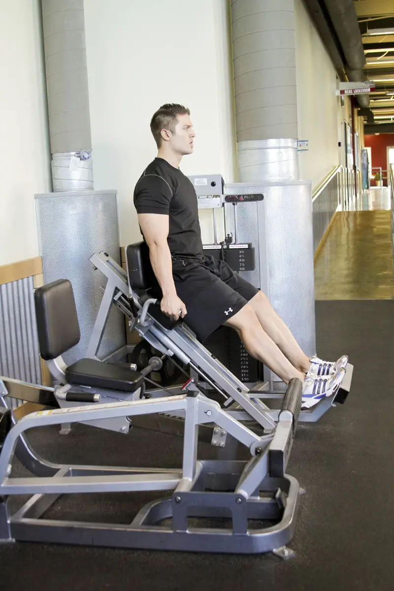 Calf Press — finish position