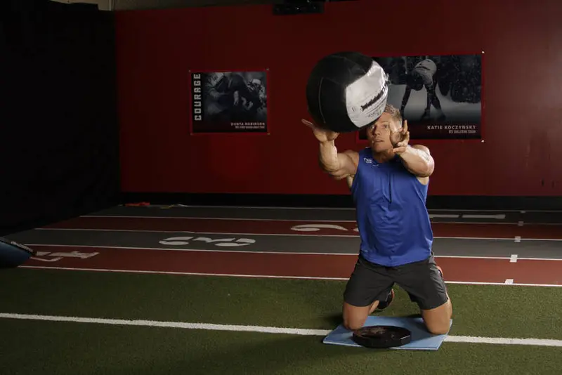 Chest Push (single response) — finish position