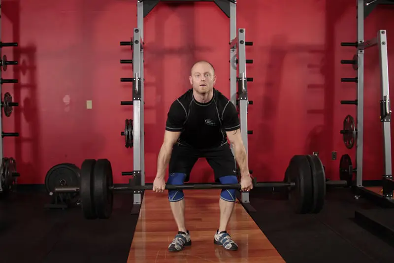 Clean Deadlift — finish position