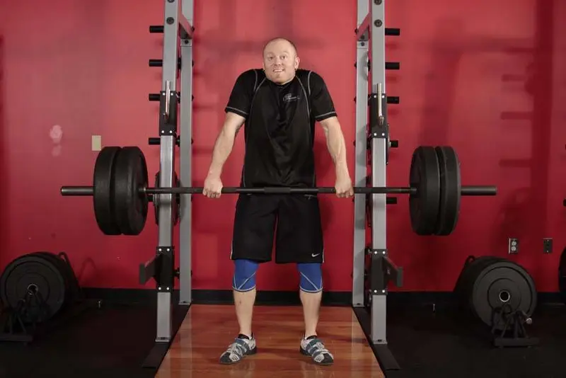 Clean Shrug — finish position