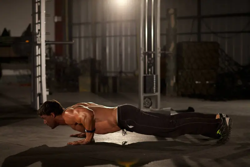 Clock Push-Up — finish position