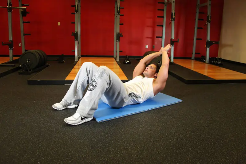 Crunch - Hands Overhead — finish position