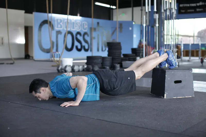 Decline Push-Up — finish position
