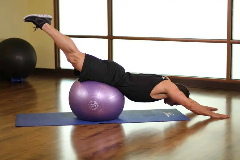 Downward Facing Balance — finish position
