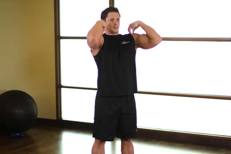 Elbow Circles — finish position