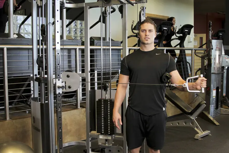 External Rotation with Cable — finish position
