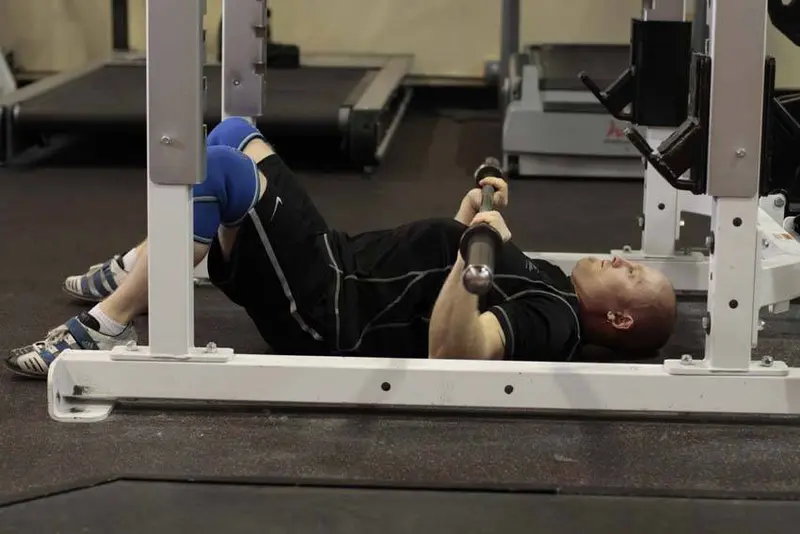 Floor Press — finish position