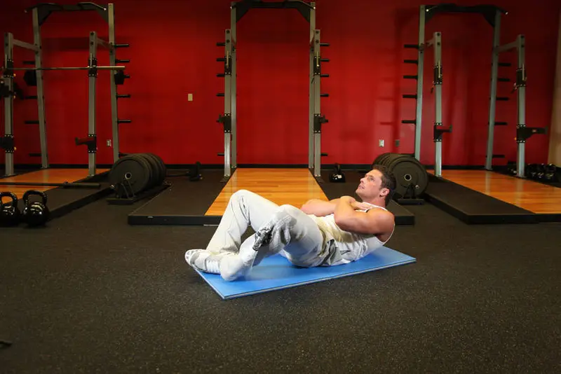 Frog Sit-Ups — finish position