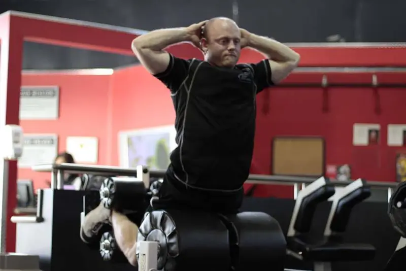 Glute Ham Raise — finish position