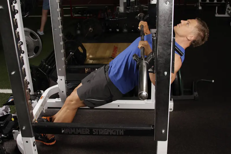 Inverted Row — finish position