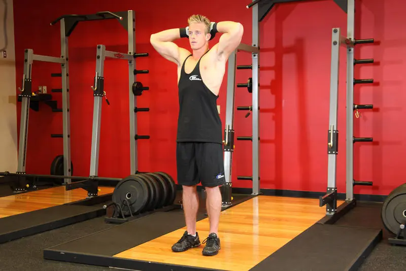 Isometric Neck Exercise - Front And Back — finish position