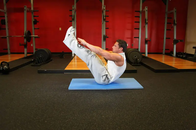 Jackknife Sit-Up — finish position