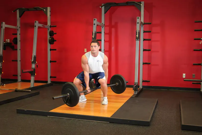 Jefferson Squats — finish position