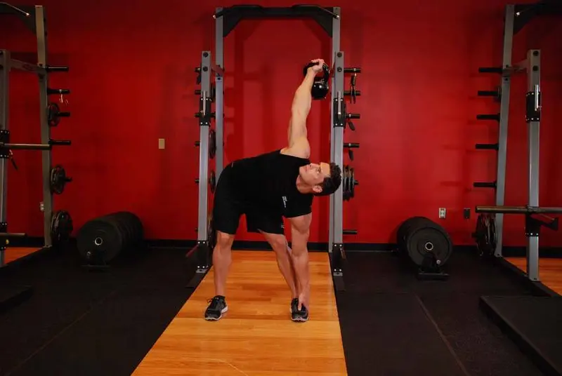Kettlebell Windmill — finish position