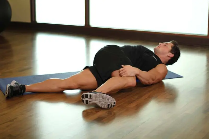 Knee Across The Body — finish position