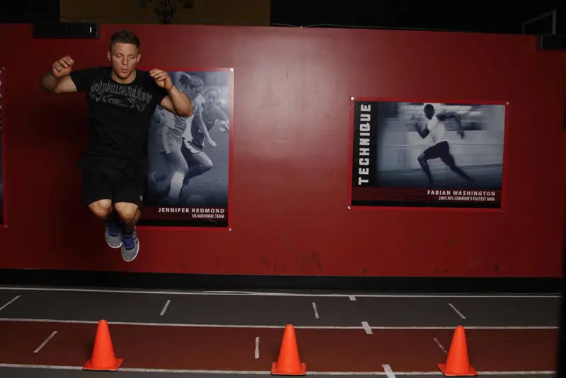 Lateral Cone Hops — finish position
