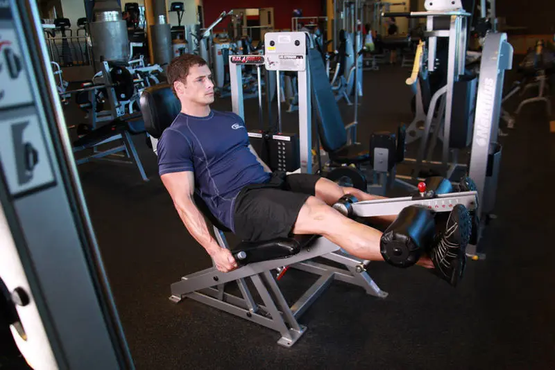 Leg Extensions — finish position