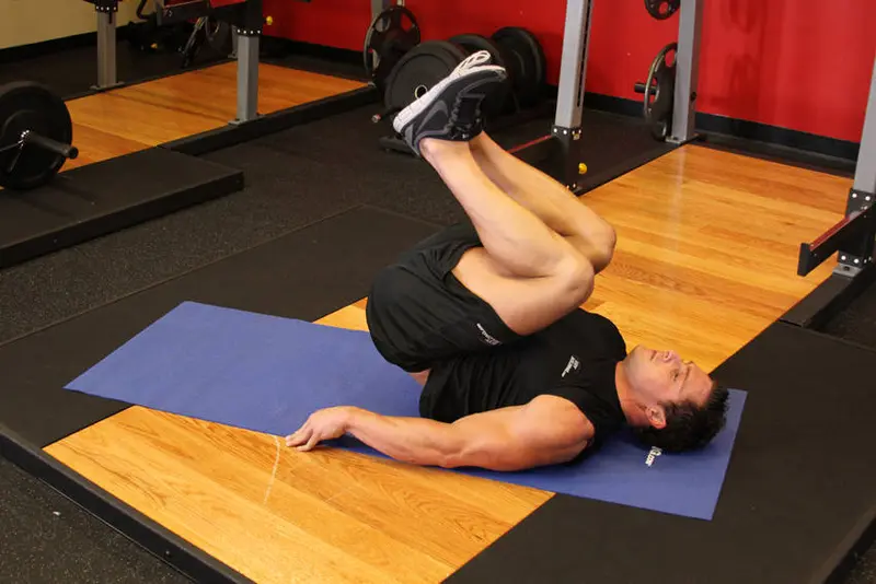 Leg Pull-In — finish position