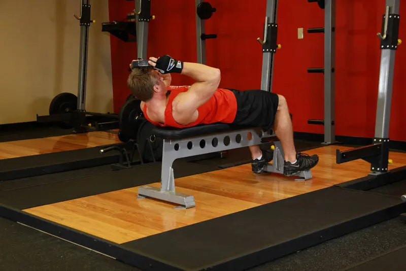 Lying Face Up Plate Neck Resistance — finish position