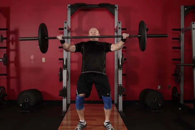 Muscle Snatch — finish position
