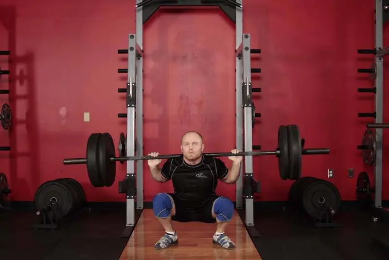 Olympic Squat — finish position