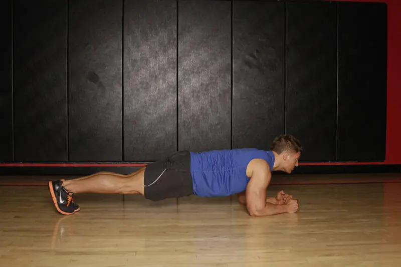 Plank — finish position