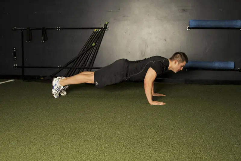 Plyo Push-up — finish position