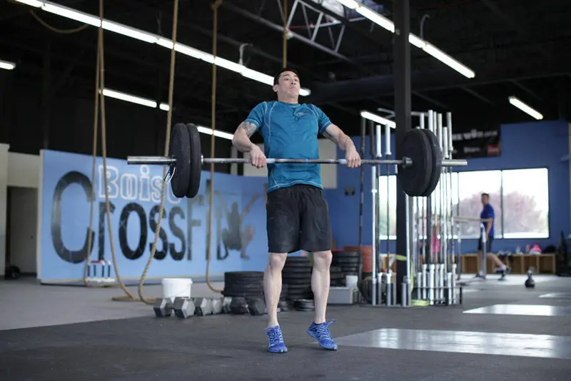 Power Clean — finish position