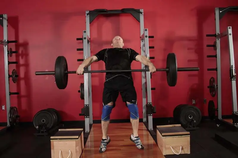 Power Snatch from Blocks — finish position