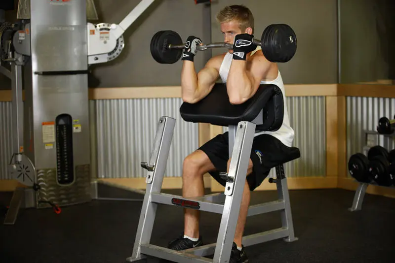 Preacher Curl — finish position