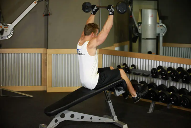 Press Sit-Up — finish position