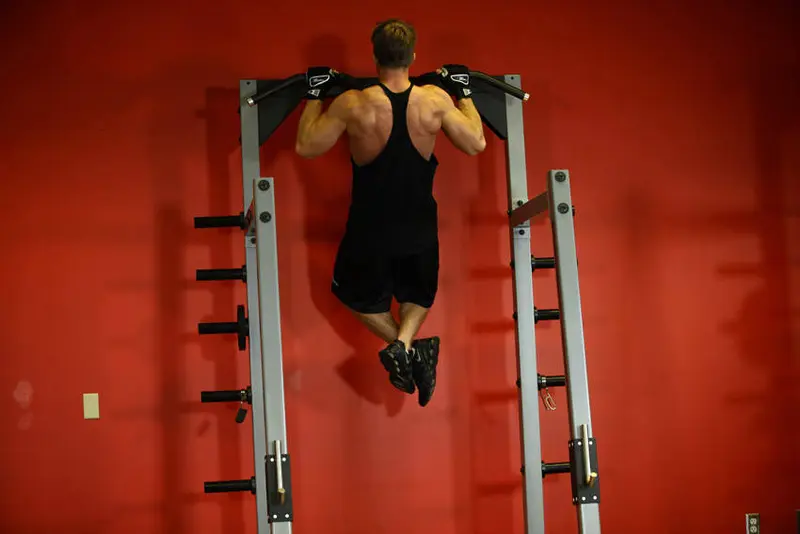 Pullups — finish position