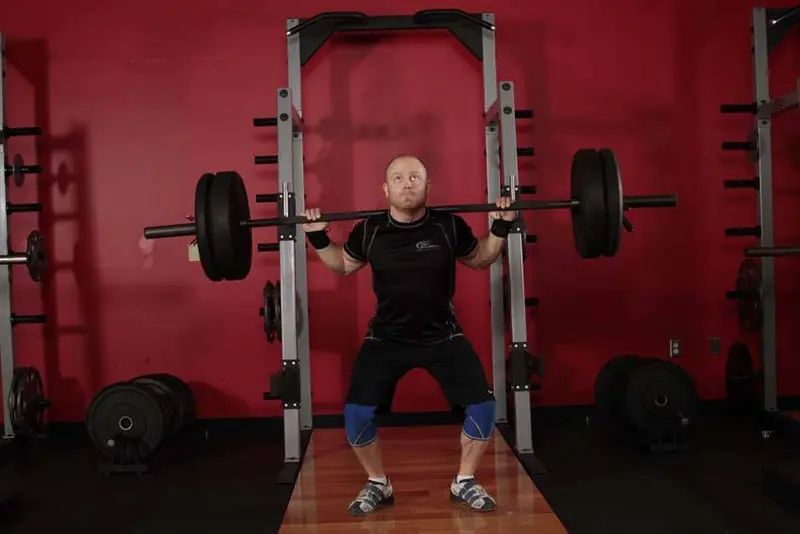 Push Press - Behind the Neck — finish position