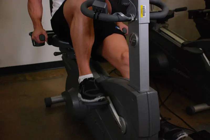 Recumbent Bike — finish position