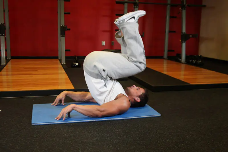 Reverse Crunch — finish position