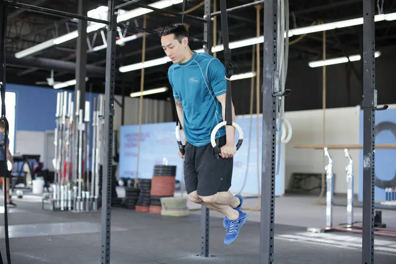 Ring Dips — finish position