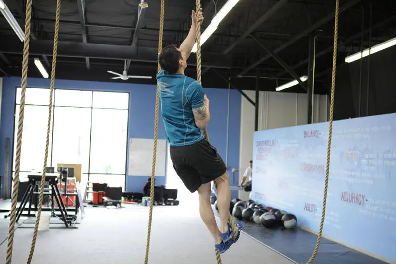 Rope Climb — finish position