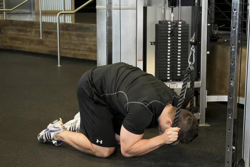 Rope Crunch — finish position