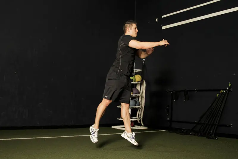 Scissors Jump — finish position