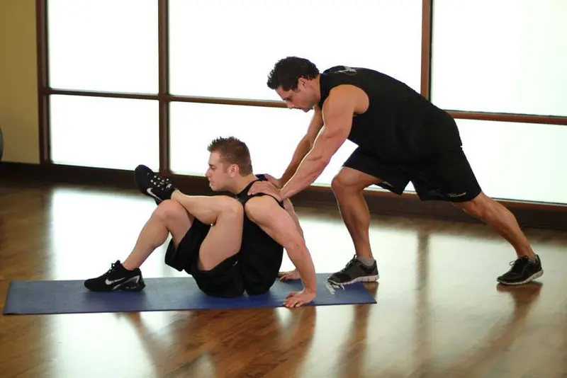 Seated Glute — finish position