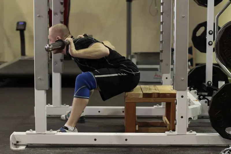 Seated Good Mornings — finish position