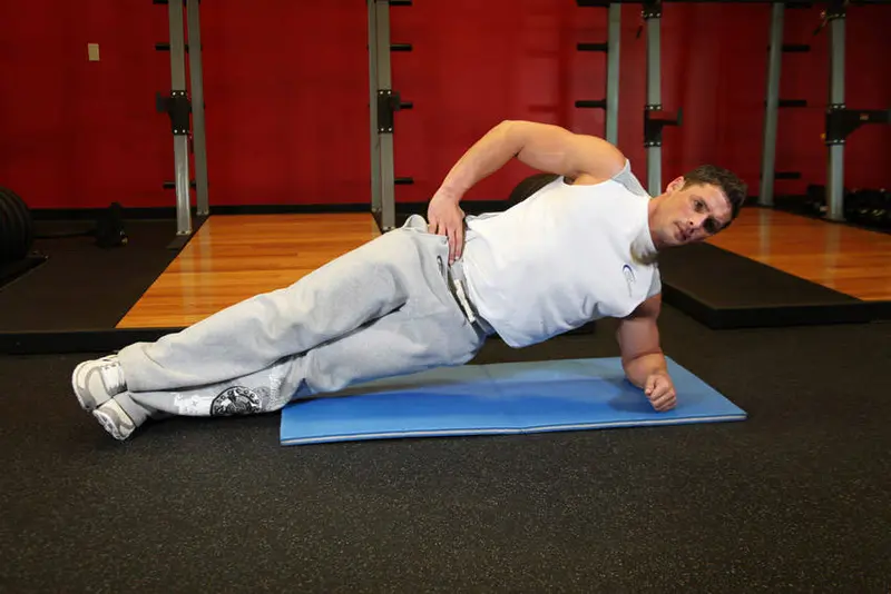 Side Bridge — finish position